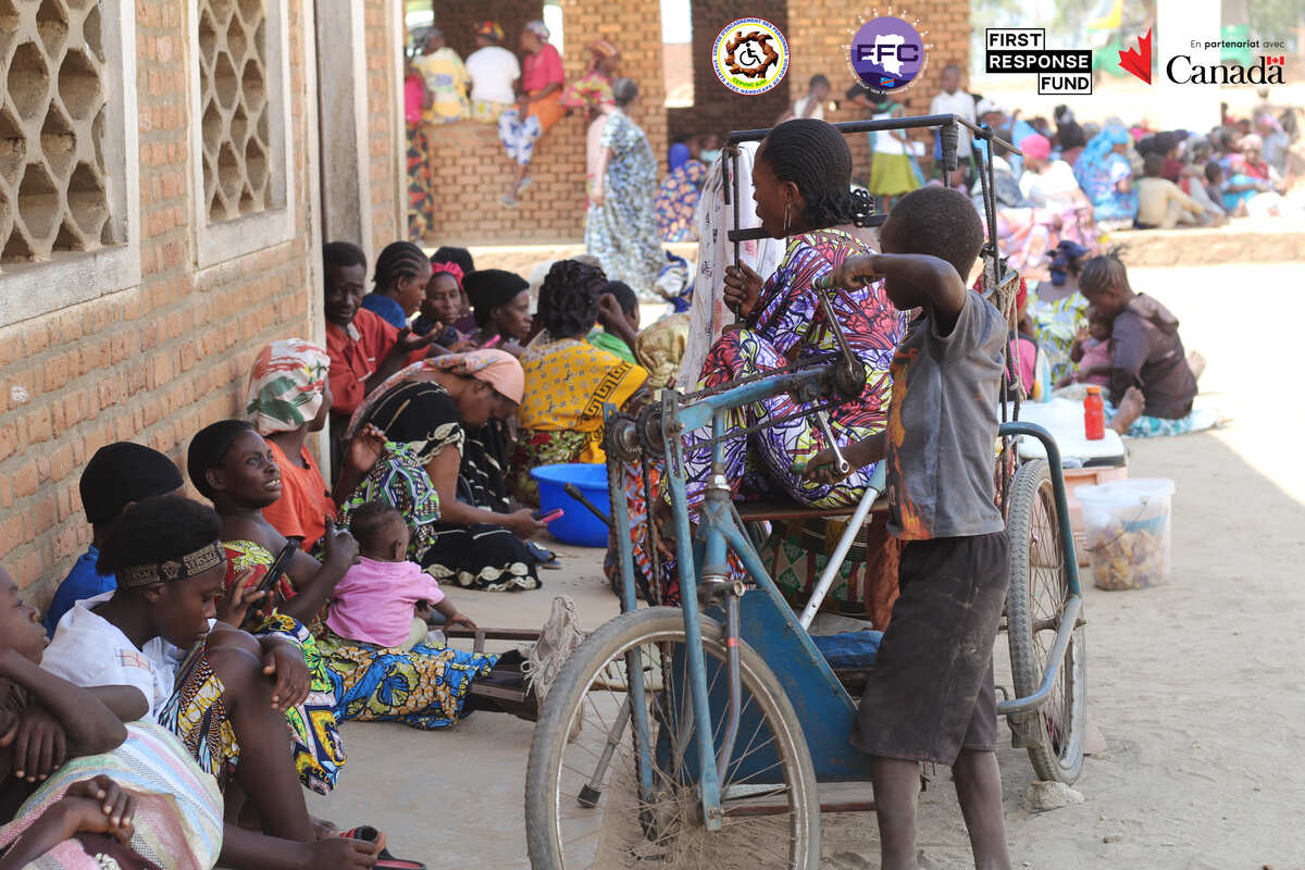 La solidarité en action : le CEPVHC accompagne les femmes et les filles vulnérables, y compris les personnes vivant avec un handicap, vers une meilleure sécurité alimentaire à Uvira.