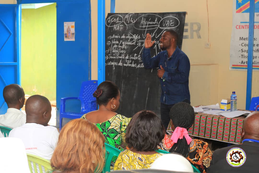 L'Inspecteur Principal Adjoint ALAIN MASAKARA venu de Bukavu lors de son animation